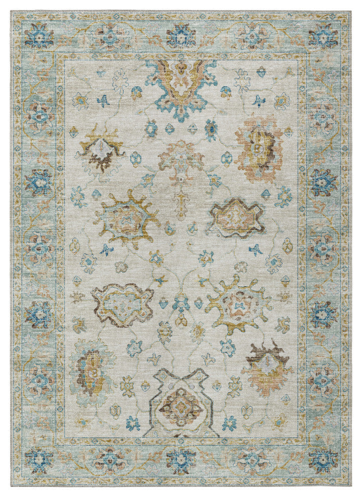 Dalyn Indoor/Outdoor Marbella MB6 Ivory Washable 5' x 7'6" Rug