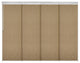 Anders 4-Panel Track Extendable Vertical Blinds 48-88"W