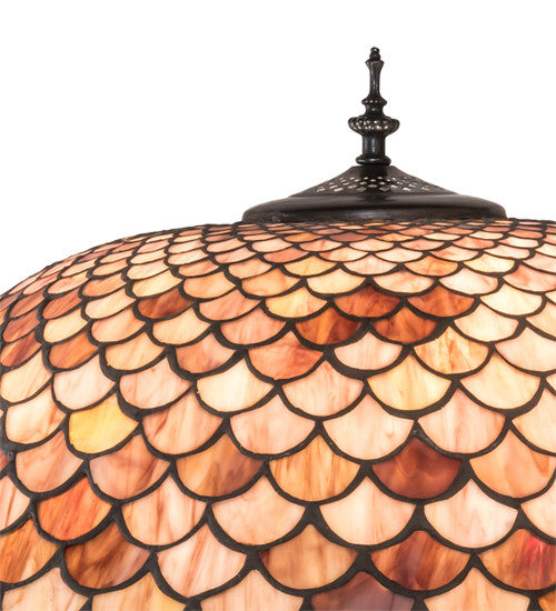 Meyda Lighting 230384 62" High Fishscale Floor Lamp
