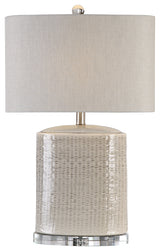 Uttermost Modica Taupe Ceramic Lamp