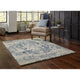 KAS Heritage 9368 Ivory/Blue Traditions Area Rug, 7'7" x10'10"