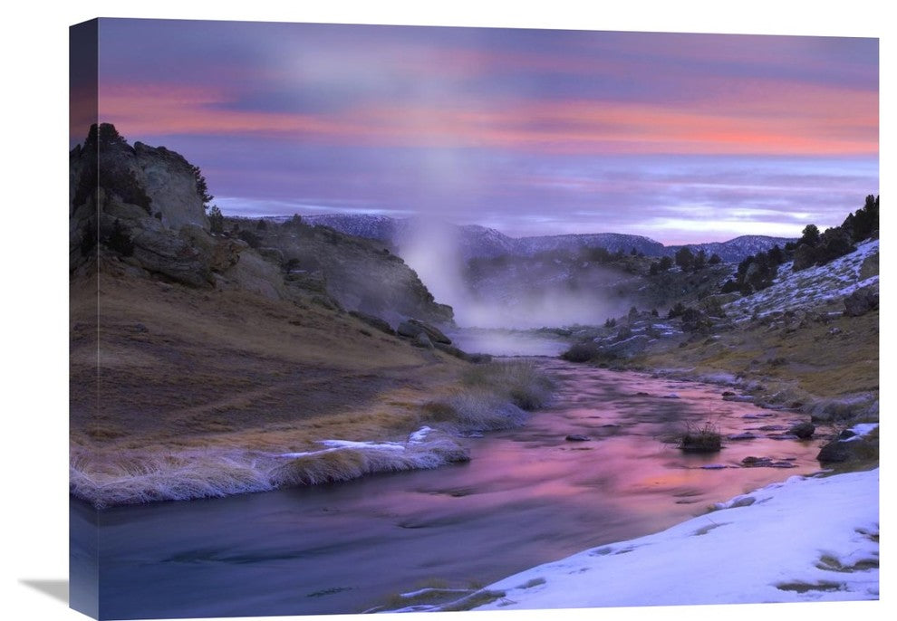 "Hot Creek, Natural Hot Spring In Mammoth Lakes Region, California" Artwork