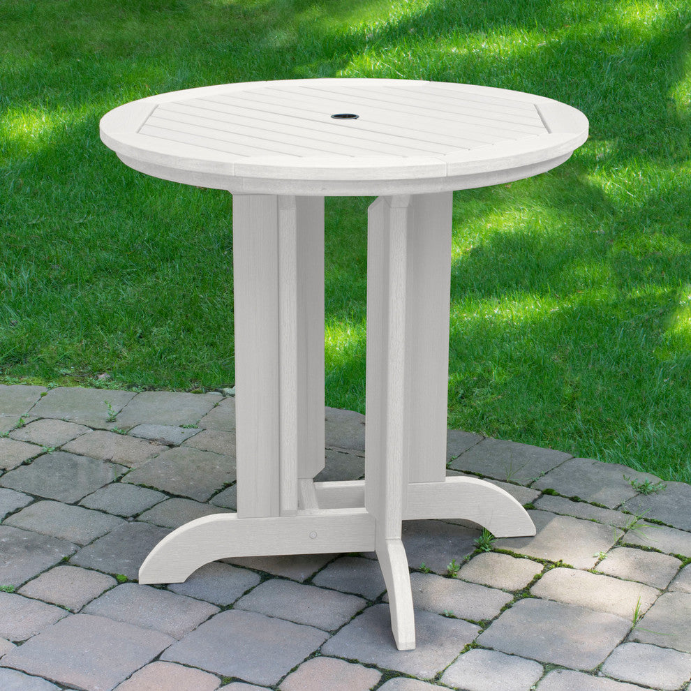 Hamilton 3-Piece Round Counter-Height Dining Set, White