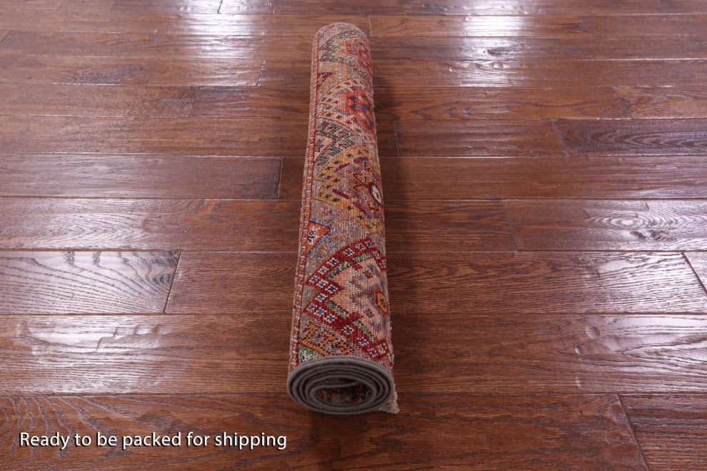 2' 10" X 4' 4" Khorjin Super Kazak Hand-Knotted Wool Rug Q9861