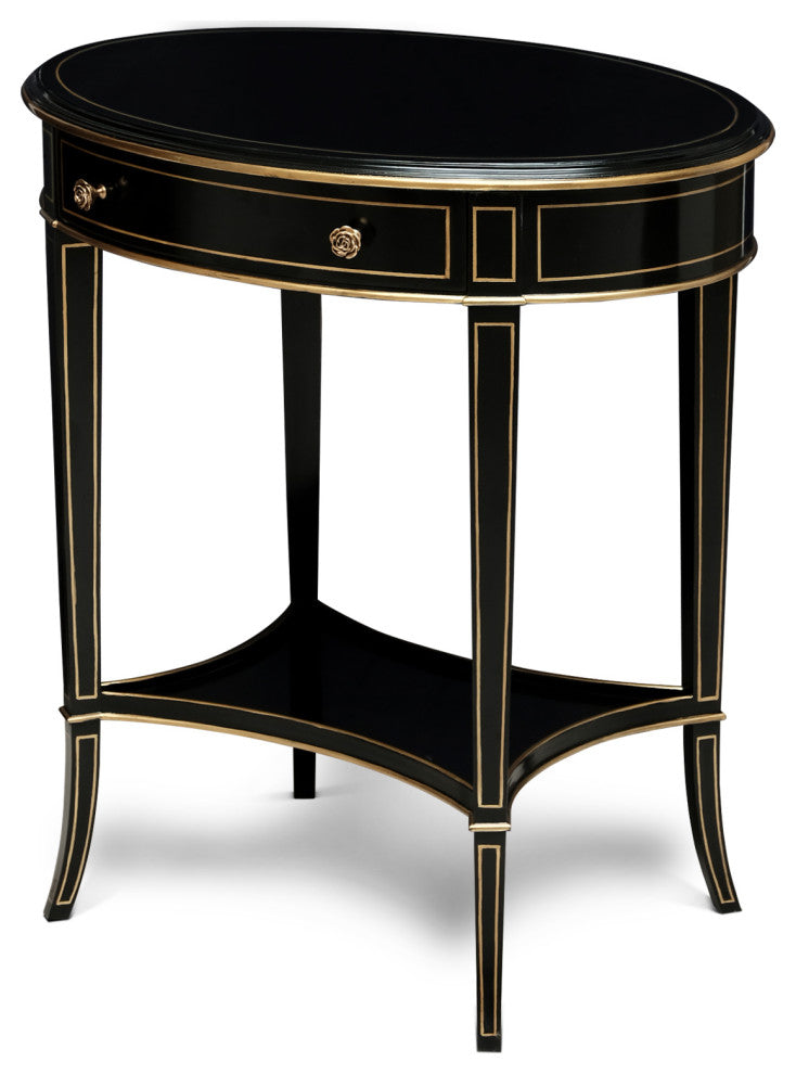 Equinox Oval Side Table