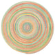Capel Baby's Breath Light Yellow 0450_150 Braided Rugs - 8' 6" Round