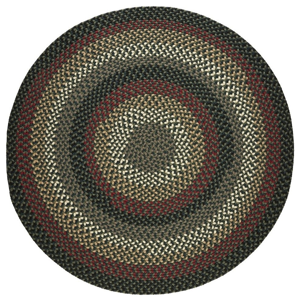 Rhody Rug Mayflower Rug, Verdant, 4' Round