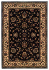 Oriental Weavers Ariana Collection Black/Ivory Oriental Indoor Area Rug 12'X15'
