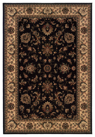 Oriental Weavers Ariana Collection Black/Ivory Oriental Indoor Area Rug 12'X15'