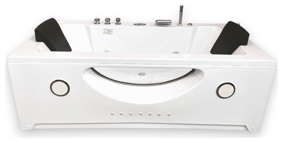 Whirlpool Bathtub 71"x36" Hot Tub Double Pump With Heater, Harmony