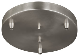 Towner 3-Light Cluster Canopy, Brushed Nickel
