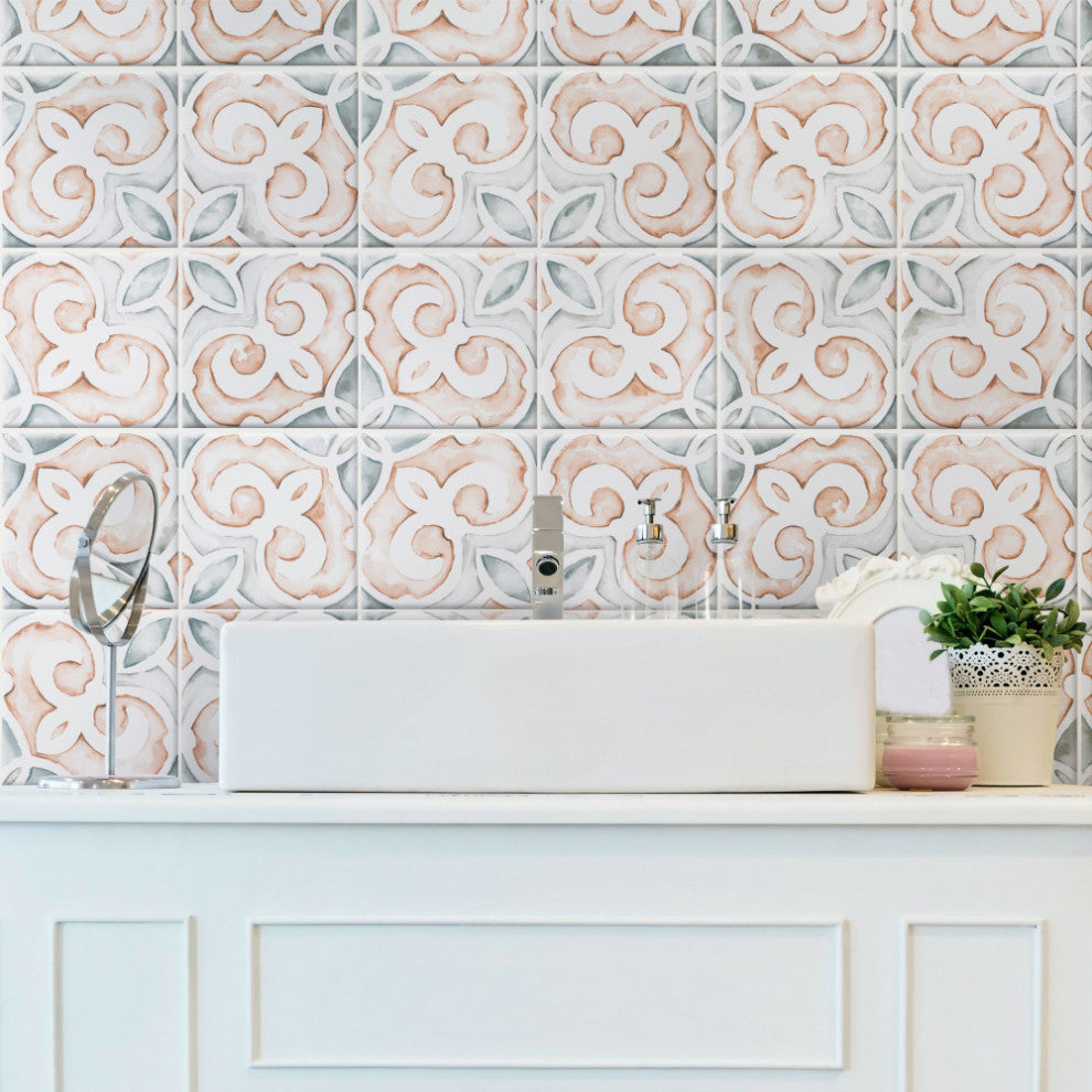 Saint Germain Chaud Deco Simone Porcelain Floor and Wall Tile