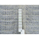 Gray, Jacquard Hand Loomed, Wool And Plant Based Silk, Rug, 2'6" x 12'0"