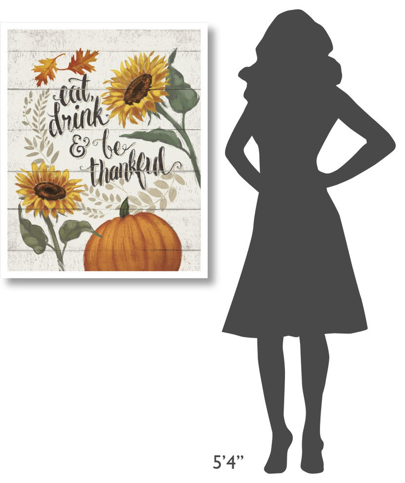 "Harvest Delight II on White" Digital Paper Print by Janelle Penner, 30"x37"