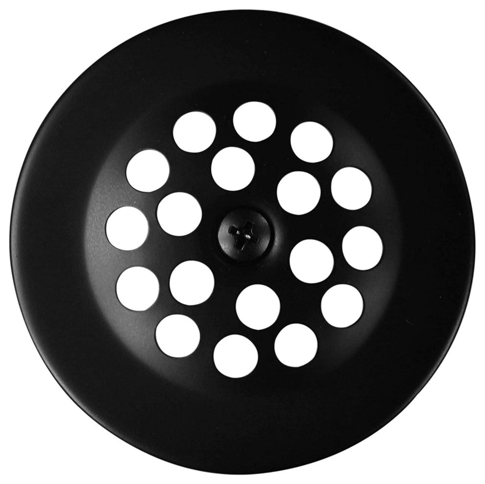 Beehive Grid Bath Waste - 22" Make-Up, 17 Ga. Tubing In Oil Rubbed Bronze, Powder Coated Flat Black