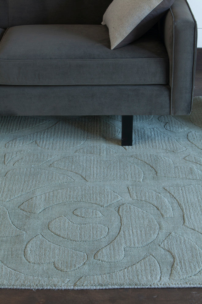 Jaipur Transitional Area Rug, Blue, 5'x7'