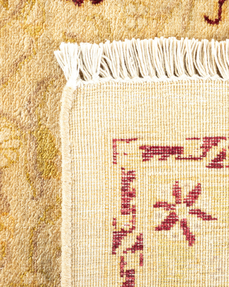 Mogul, One-of-a-Kind Hand-Knotted Runner Ivory, 6'0"x13'6"