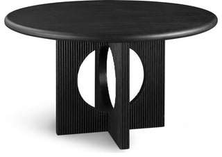 Rivas Dining Table, Black, Round