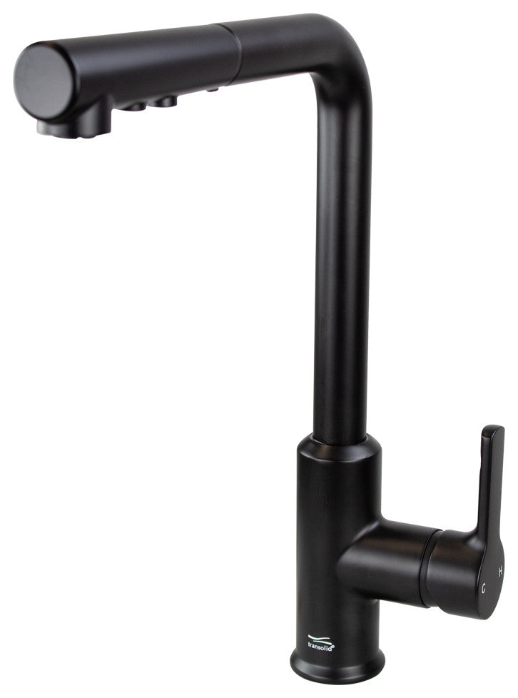 Transolid Sloane Pull-Down Kitchen Faucet, Matte Black