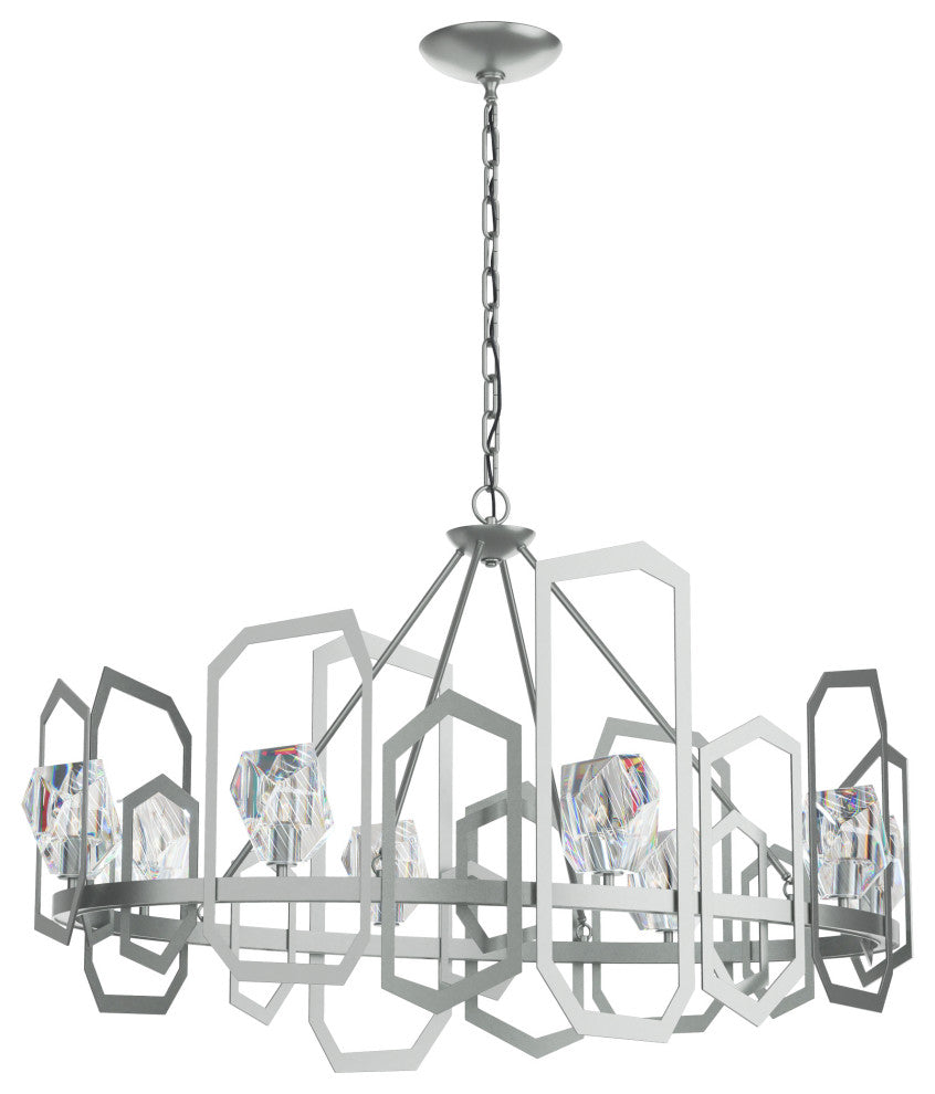 Gatsby Chandelier, Vintage Platinum