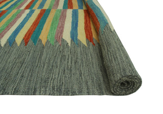 Winchester Kilim Khaleeq Rust/Blue Rug, 4'0x5'10