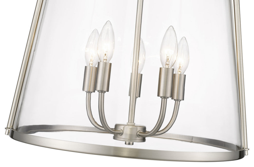 Z-LITE 5-Light Pendant, Brushed Nickel