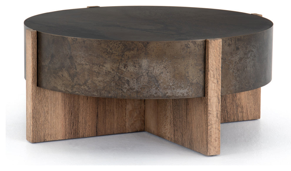 Bingham Coffee Table-Distressed Iron