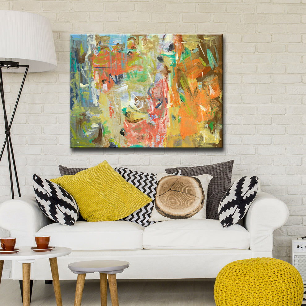 Life in Color' Canvas by Leslie Owens, 16"x12"
