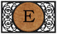 Armada Circle Monogram Doormat, 22"x36", E