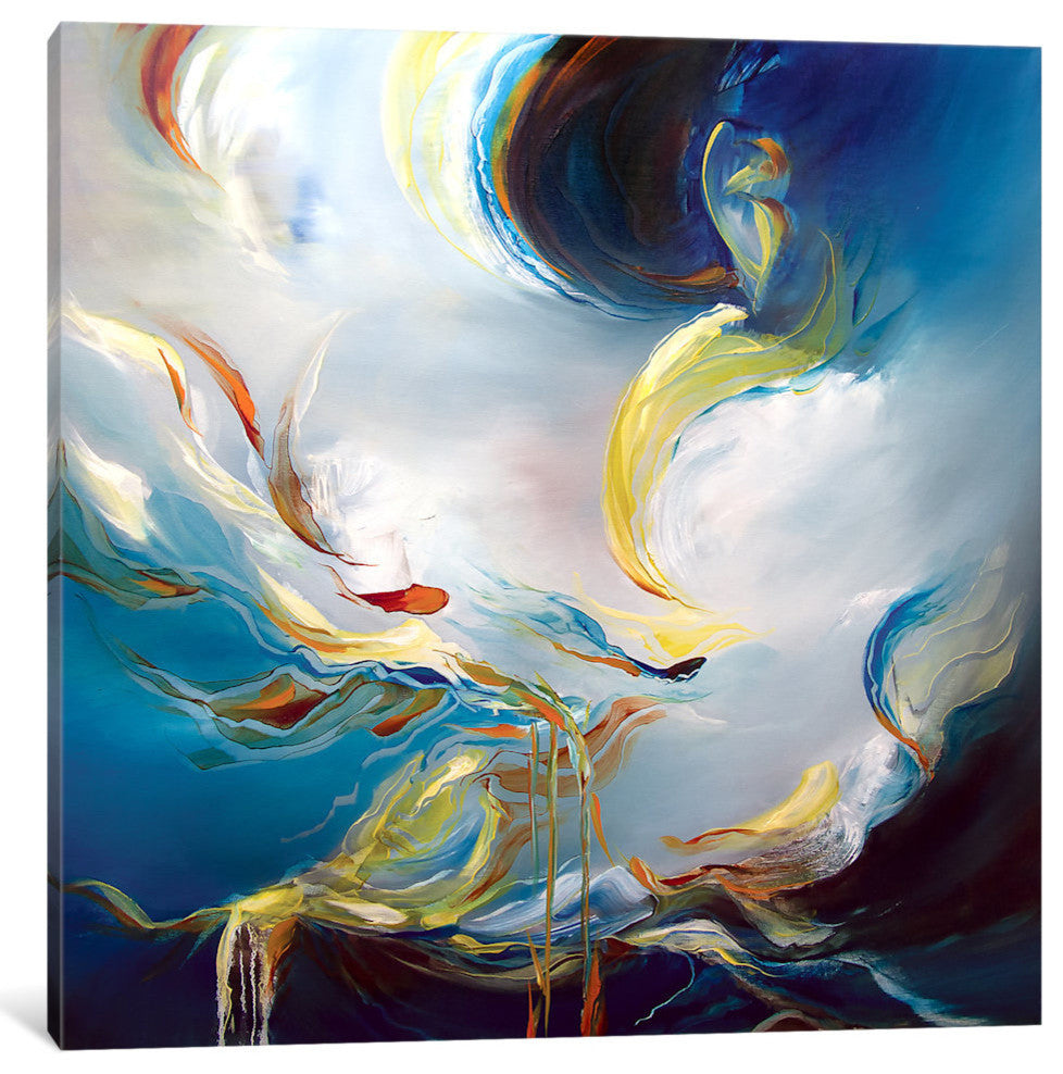 "Water's Movement" by J.A Art, 18x18x1.5