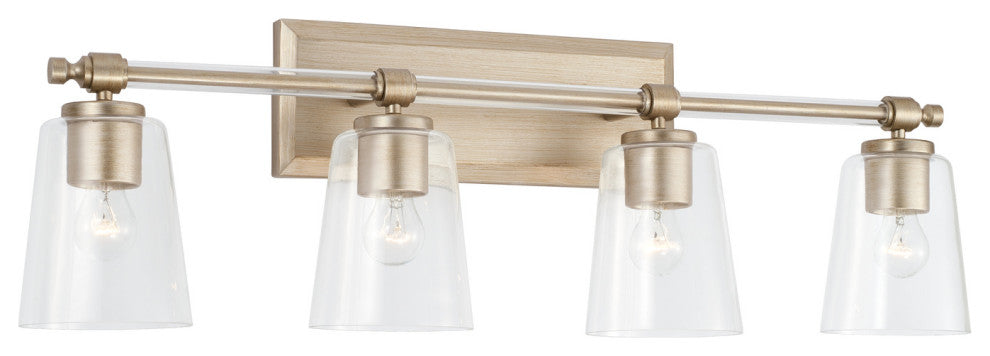 Capital Lighting, 144841BS-523, 14"Wx10"H 4-Light Vanity