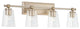 Capital Lighting, 144841BS-523, 14"Wx10"H 4-Light Vanity
