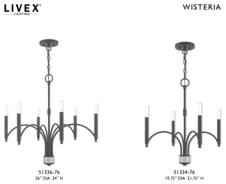 Livex Lighting Scandinavian Gray 4-Light Mini Chandelier