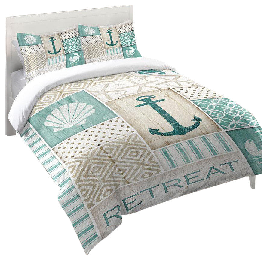 Laural Home Coastal Retreat Comforter Sham