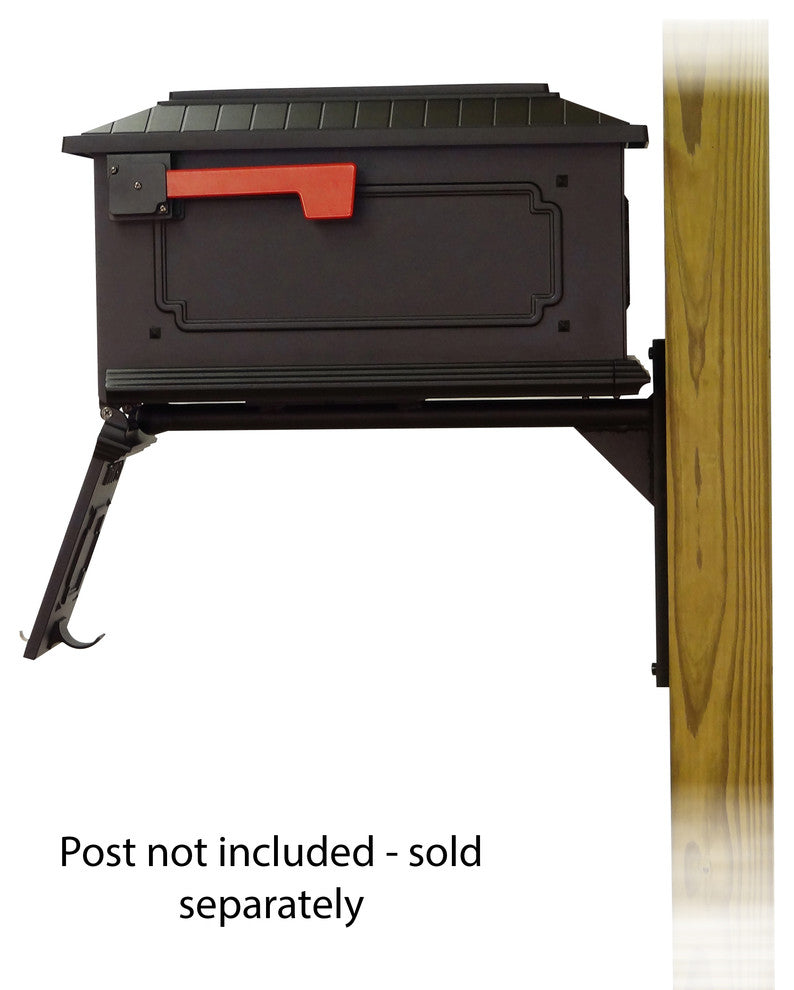 Kingston Curbside Mailbox With Ashley Front Single Mailbox Mounting Bracket