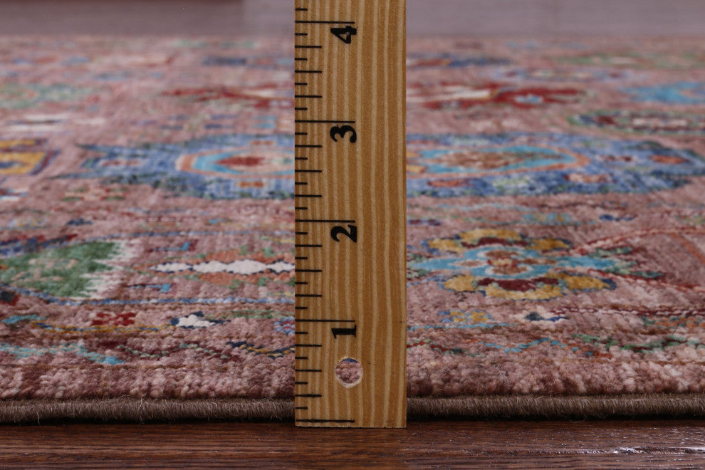 5' 8" X 8' 0" Fine Turkmen Ersari Handmade Wool Rug - Q12229
