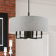 Dakota 7 Light Black Pendant Chandelier
