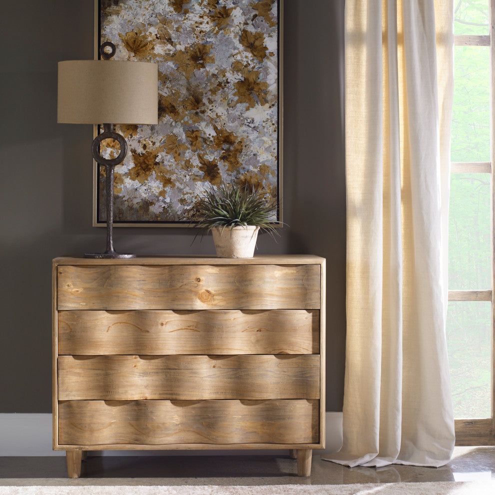 Uttermost Crawford-Light Oak Accent Chest