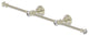 Carolina Crystal 3 Arm Guest Towel Holder, Polished Nickel