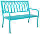 Lakeside Steel Bench, Soho Blue