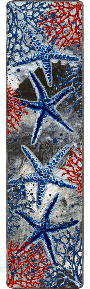 Current Treasures, Blue, 2'x8'