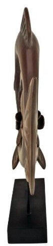 Concentric Tropical Ocean Fish Statue, Tropical Indoor Decor