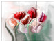 Floral Watercolor Illustration, Animal Canvas Art Print, 36x28, 3 Panels