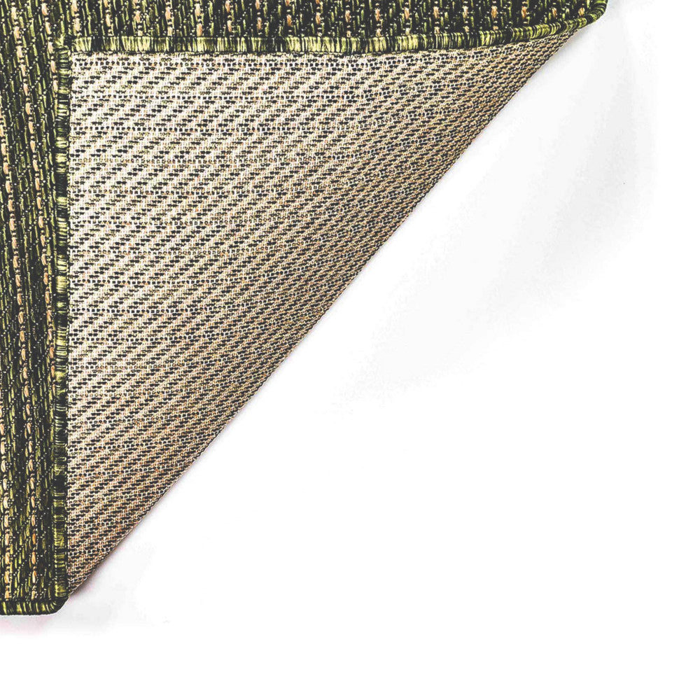 Carmel Texture Stripe Indoor/Outdoor Rug, Green, 4'10"x7'6"