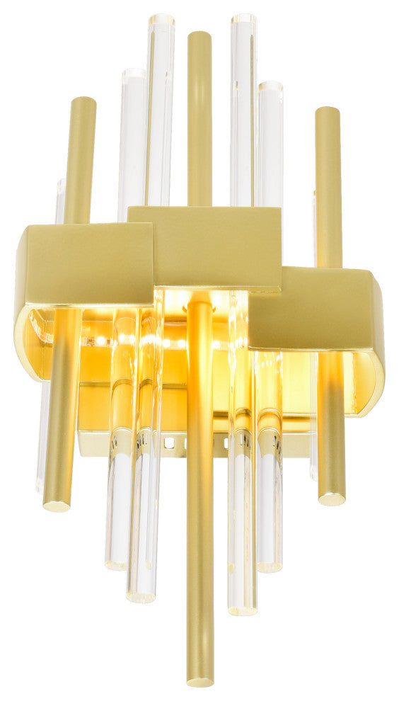 Millipede 7 in LED Satin Gold Wall Sconce