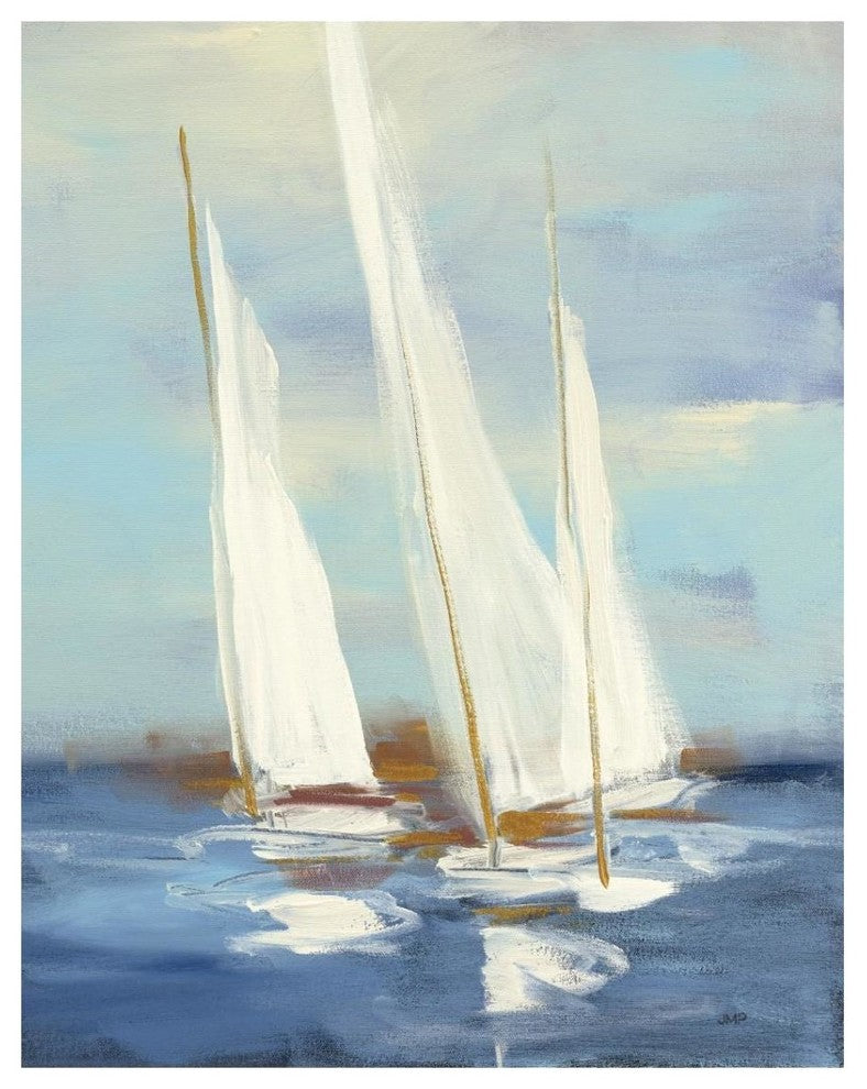 "Summer Regatta III" Digital Paper Print by Julia Purinton, 30"x37"