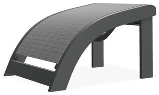 Adirondack Sling Outdoor Ottoman, Destiny Steel/Graphite