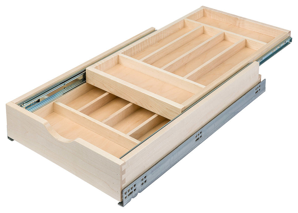 Century Components Double Tier Silverware Drawer, 15"