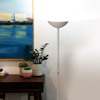 Brightech SkyLite LED Torchiere Floor Lamp "“ Bright for Reading, White