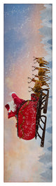 Indoor/Outdoor Wonderland WN1 Twilight Machine Washable 2'3" x 7'6" Runner Rug